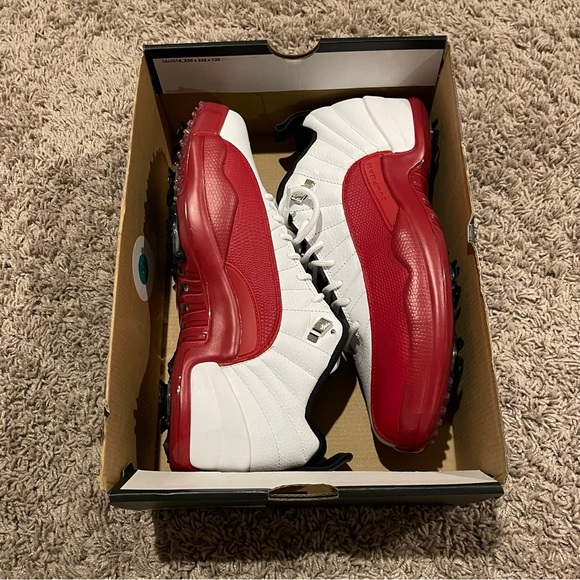 NIB Air Jordan 12 Low Golf 'Cherry' Brand new. - Picture 14 of 16